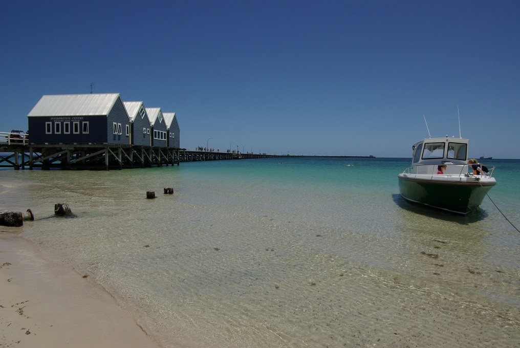 PXK10D_4356.JPG - Busselton, Western Australia. Busselton jetty is the longest wooden structure in the Southern hemisphere