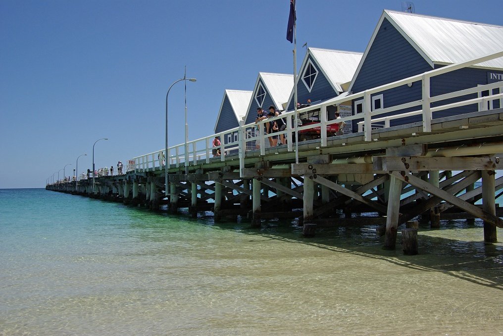 PXK10D_4358.JPG - Busselton, Western Australia. Busselton jetty is the longest wooden structure in the Southern hemisphere