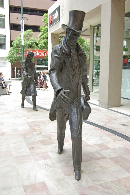 PXK10D_4420.JPG - Footsteps in Time sculpture, Central Perth