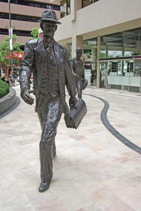 PXK10D_4422.JPG - Footsteps in Time sculpture, Central Perth