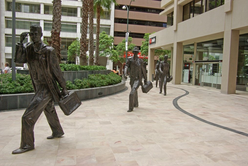 PXK10D_4424.JPG - Footsteps in Time sculpture, Central Perth