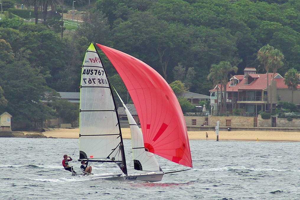 KPXK10D_3423.JPG - Sailing boat in Sydney Harbour.