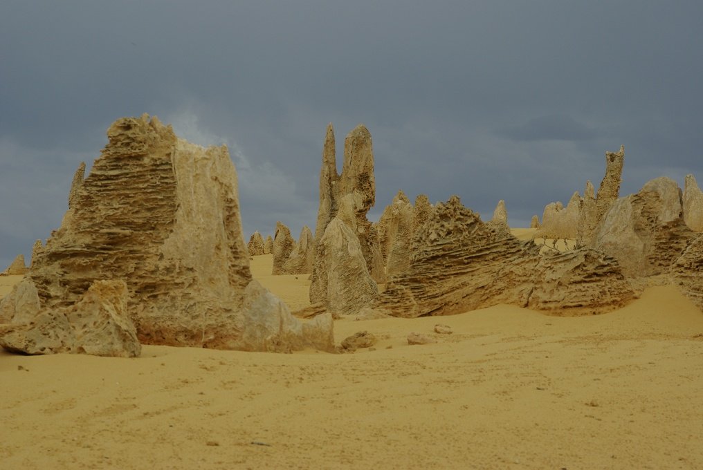 PXK10D_2580.JPG - The Pinnacles, North of Perth, Western Australia. A fascinating area of desert and eroded rock shapes.